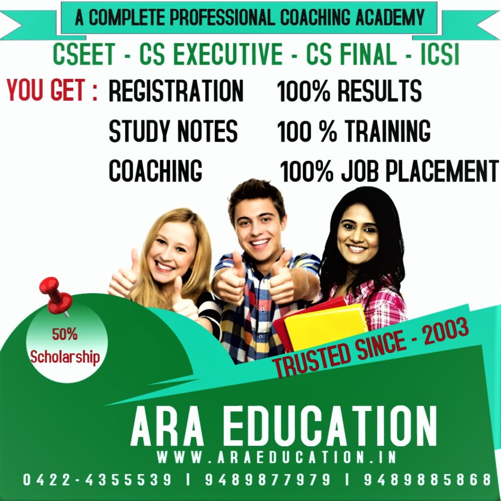 The Best No1 CS Executive Coaching at Coimbatore 2023